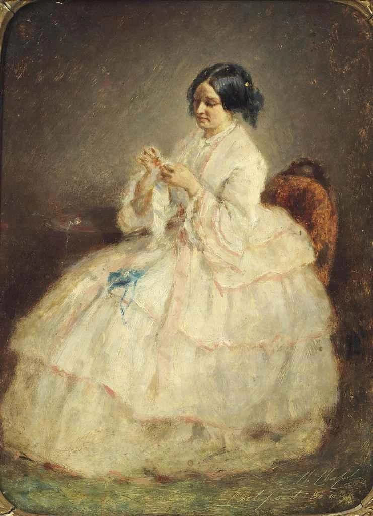 Charles Joshua Chaplin - Una sarta al lavoro